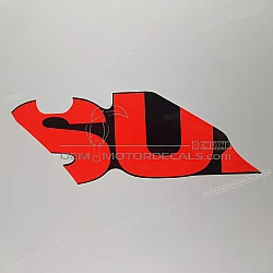 Side cowling decal, left side