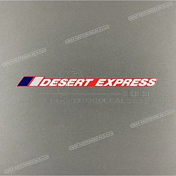 Front cowling decal, left side
