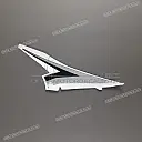 Under cowl GSX-R graphic, left side lower
