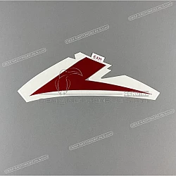 Side cowling decal, left side