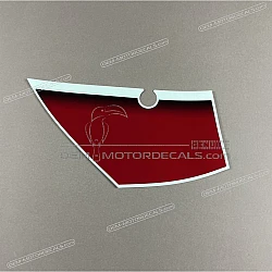 Side cowling decal, left side