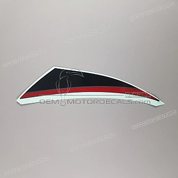 Side cowling decal, left side