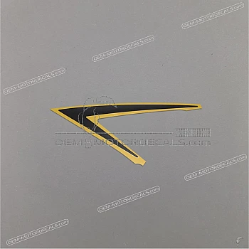 Belly pan decal, left side