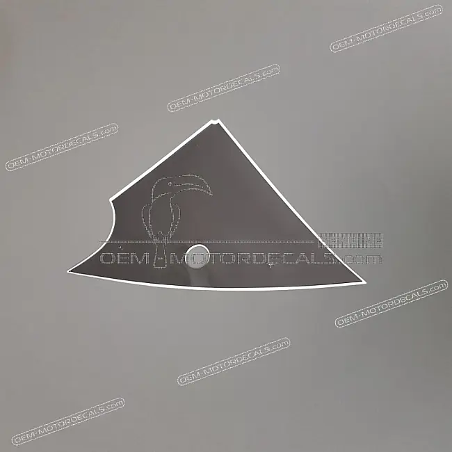 Suzuki GSXR750 Adesivo carena inferiore lato sinistro OEM 6819533E1029F