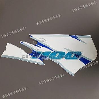 Belly pan decal, left side