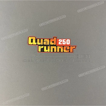 Pegatina para guardabarros delantero