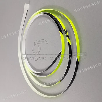 Stripe, wheel left side