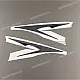 Suzuki GSX1300R Hayabusa Body Cowl Graphic Set OEM 6827015H00EYD
