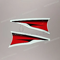 Front cowling decals, set