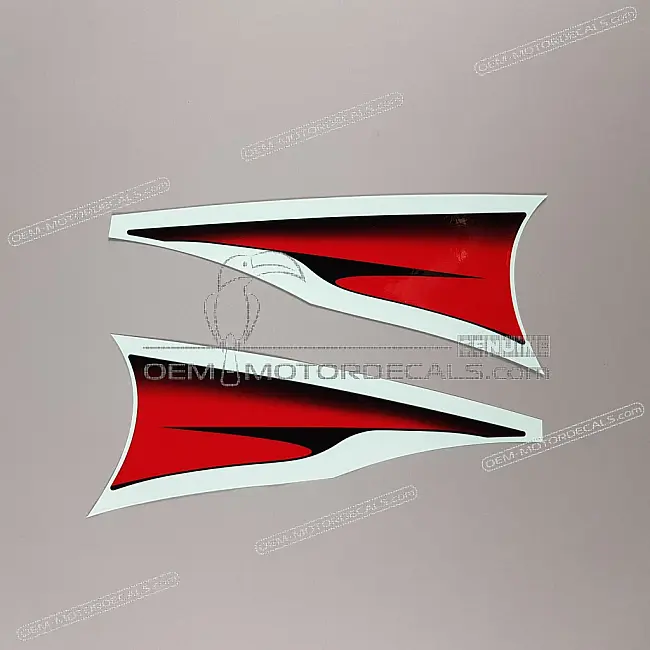 Suzuki GSX1300R Hayabusa Vorderer Verkleidungsaufklebersatz OEM 6827015H20HUZ