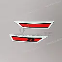 Front cowling decals, set