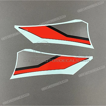 Front cowling decals, set