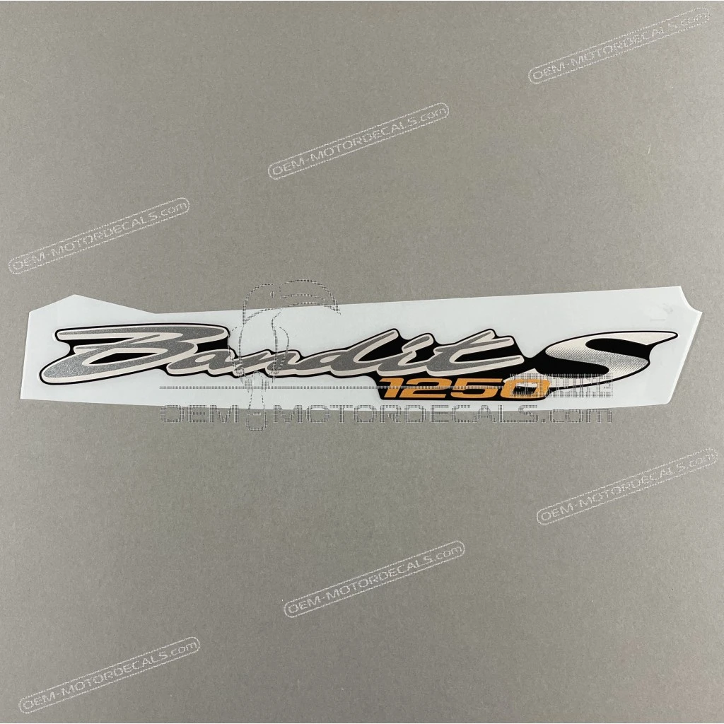 Suzuki GSF1250S BANDIT Emblema Carenatura Laterale BANDIT S 1250 Lato Destro OEM 6827118H00GNY