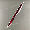 Front cowling decal, right side