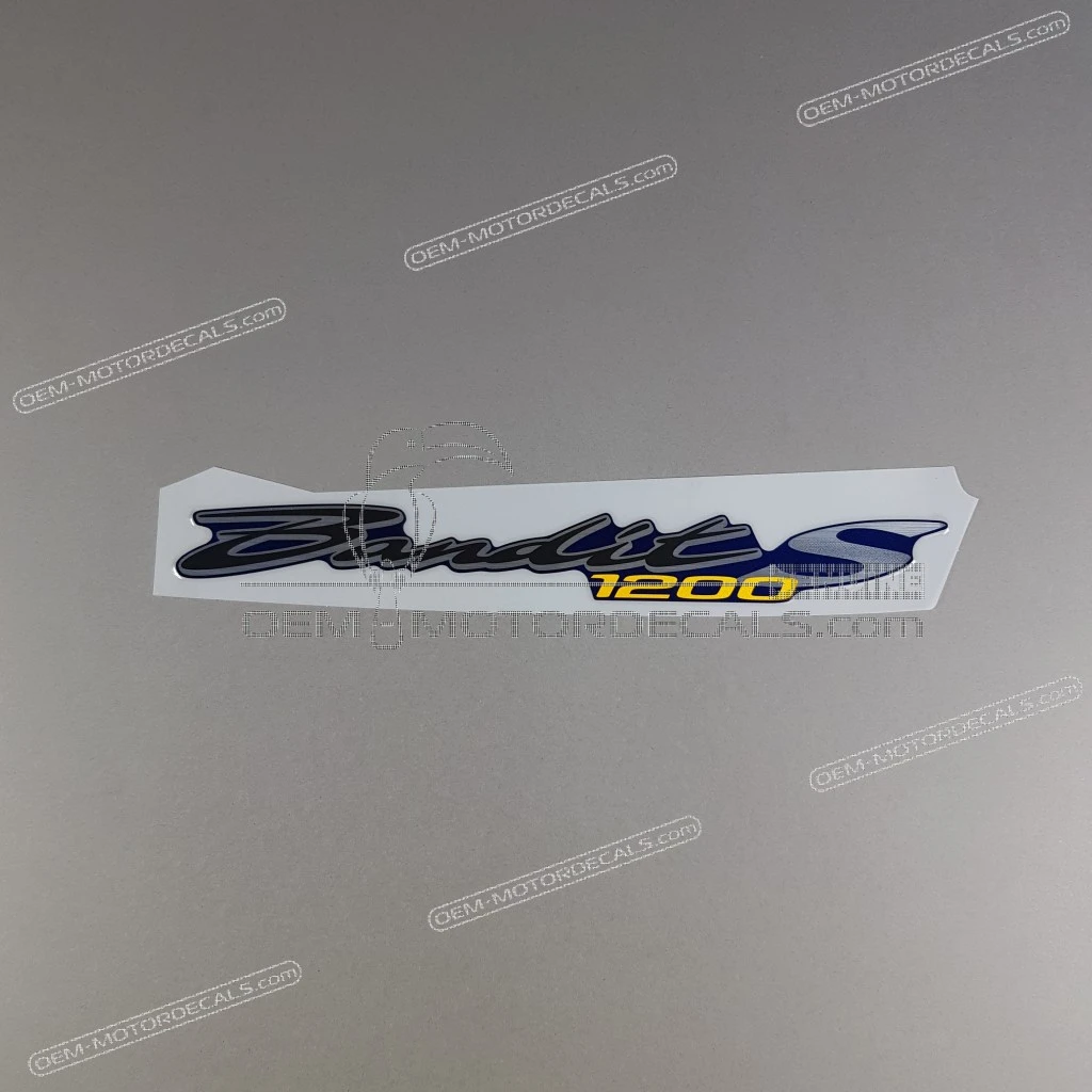 Suzuki GSF1200S Bandit Emblema carenatura lato destro Lato destro OEM 6827149G00CTT