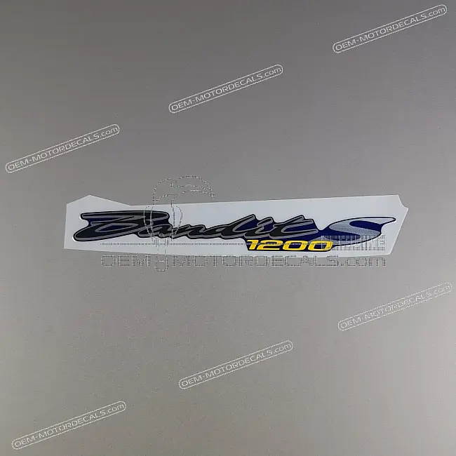 Suzuki GSF1200S Bandit Right Side Cowling Emblem Right Side OEM 6827149G00CTT