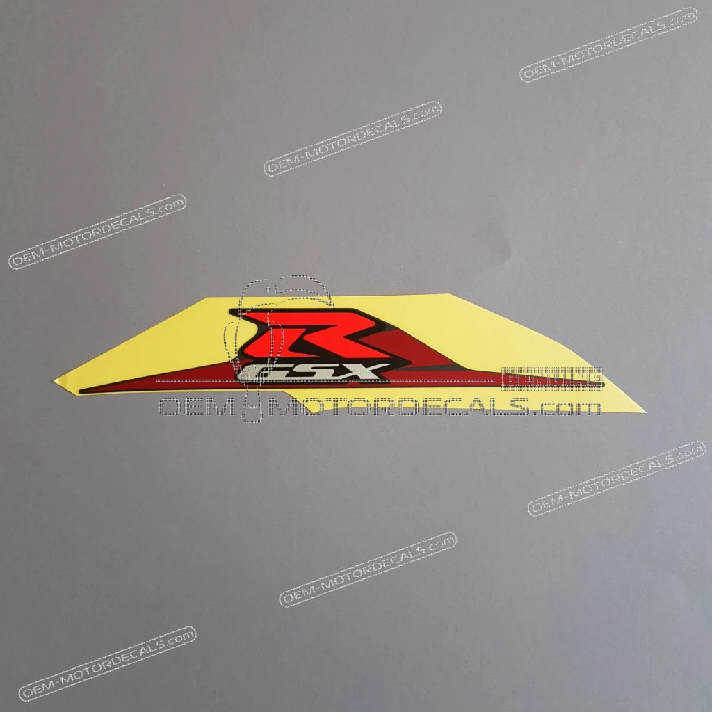 Suzuki GSXR1000 Adesivo copertura aspirazione GSX-R lato sinistro OEM 6827617K00BDK