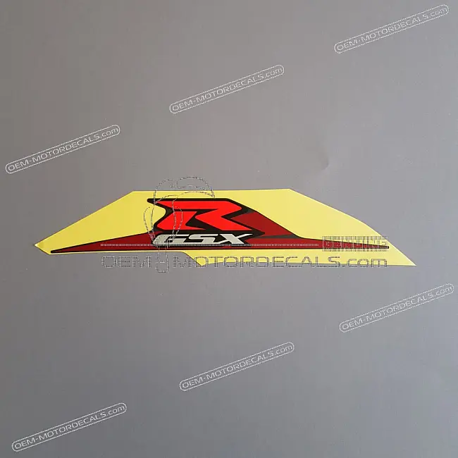 Suzuki GSXR1000 Autocollant cache admission GSX-R côté gauche OEM 6827617K00BDK