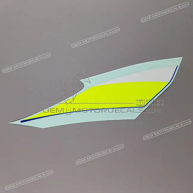 Suzuki GSXR1000 Intake cover graphic left side authentic factory-original OEM 6827647H10A3F vinyl decal