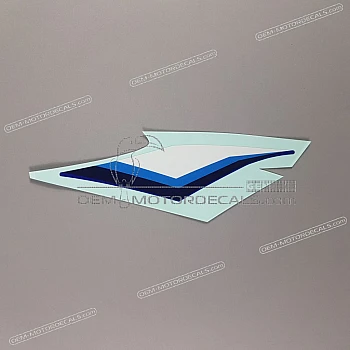 Front cowling decal, left side