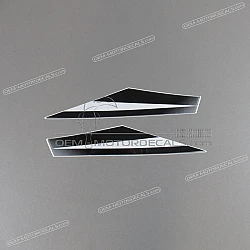 Front cowling decals, set