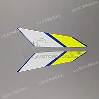 SUZUKI Kanzel / Oberteil Verkleidung Aufkleber, Satz 68280-23K60-YSF