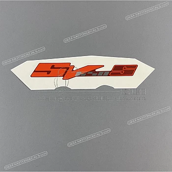 Side cowling decal