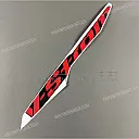 Front cowling decal, left side