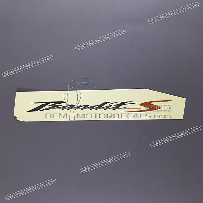 Suzuki GSF650S Bandit Left Side Body Cowl Emblem Logo Genuine Factory OEM Part 6828146H01HAH
