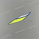 Pegatina para carenado frontal, lado derecho