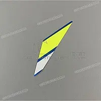 SUZUKI Bovenkuip sticker, rechterkant 68285-23K30-YSF