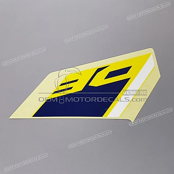 Side cowling decal, left side