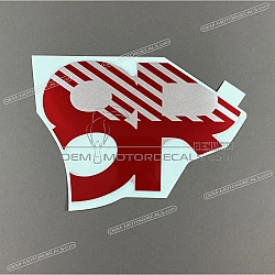 Side cowling decal, left side