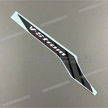 Front cowling decal, left side