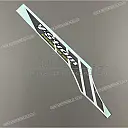 Front cowling decal, left side