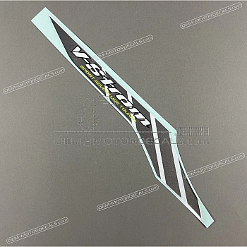 Front cowling decal, left side