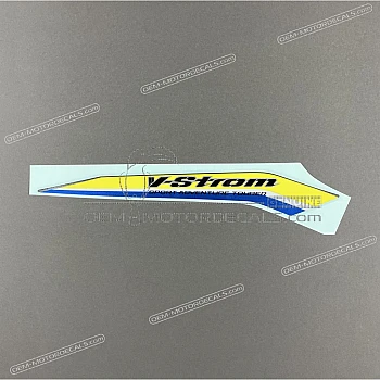 Front cowling decal, left side