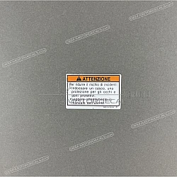 Caution label