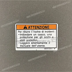 Etichetta di avvertenza