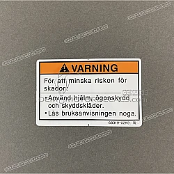 Vorsicht Etikett