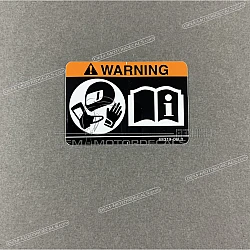 Caution label
