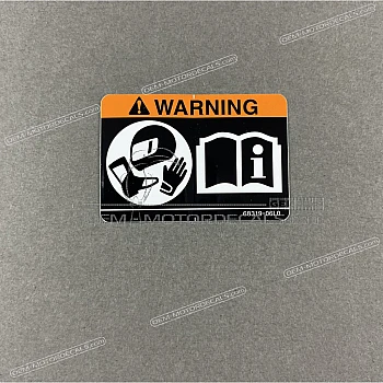 Voorzichtigheid label