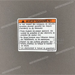 Etiqueta de precaución