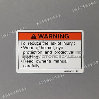 Etiqueta de precaución