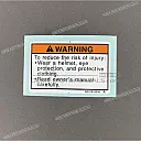 Algemene waarschuwingssticker