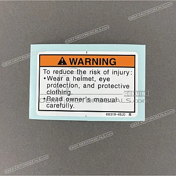 General warning label