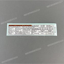 Etiqueta de precaución