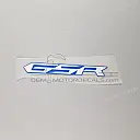 Side cowling decal, left side