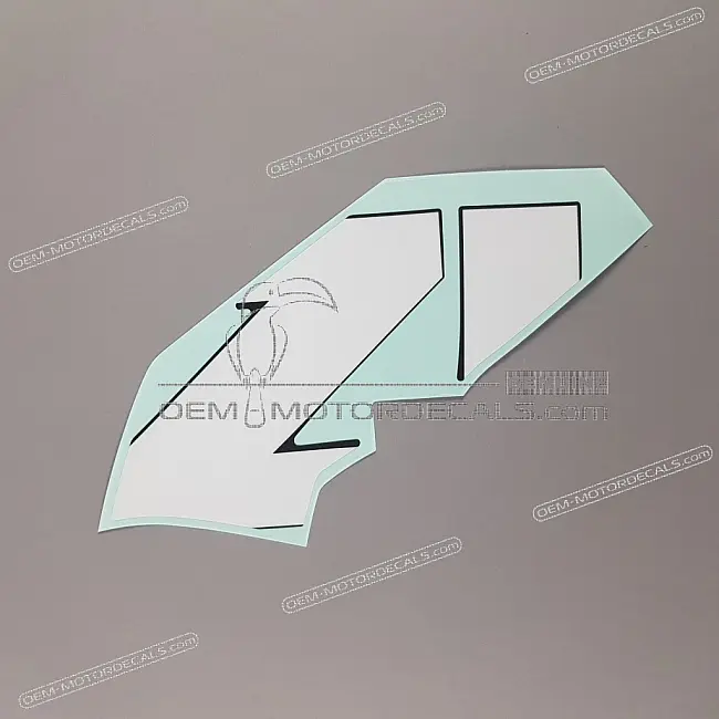 Suzuki GSXR1000 Right Rear Side Cowling Tape Set Right Side OEM 6868017K40AHB