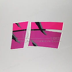 Side cowling decals set, right side